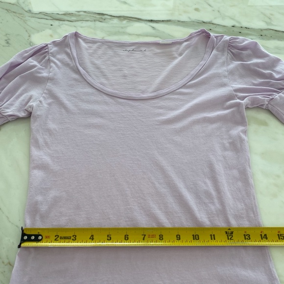 STEPHANIE B PIMA COTTON LAVENDER TSHIRT 0416 SMALL - Picture 6 of 10